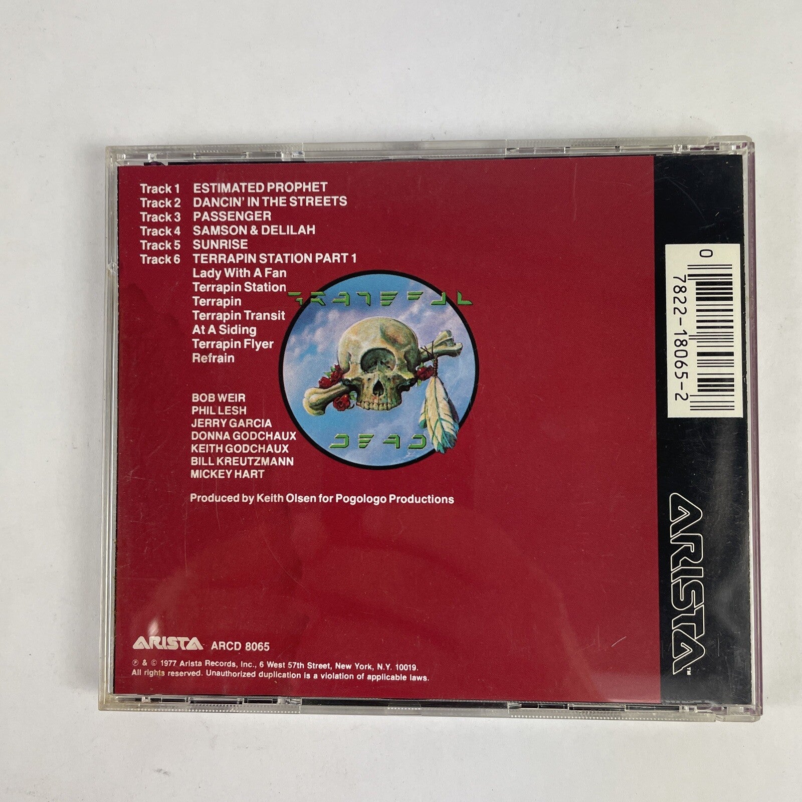 The Grateful Dead - Terrapin Station CD 1990 EARLY PRESS ARCD 8065 #17