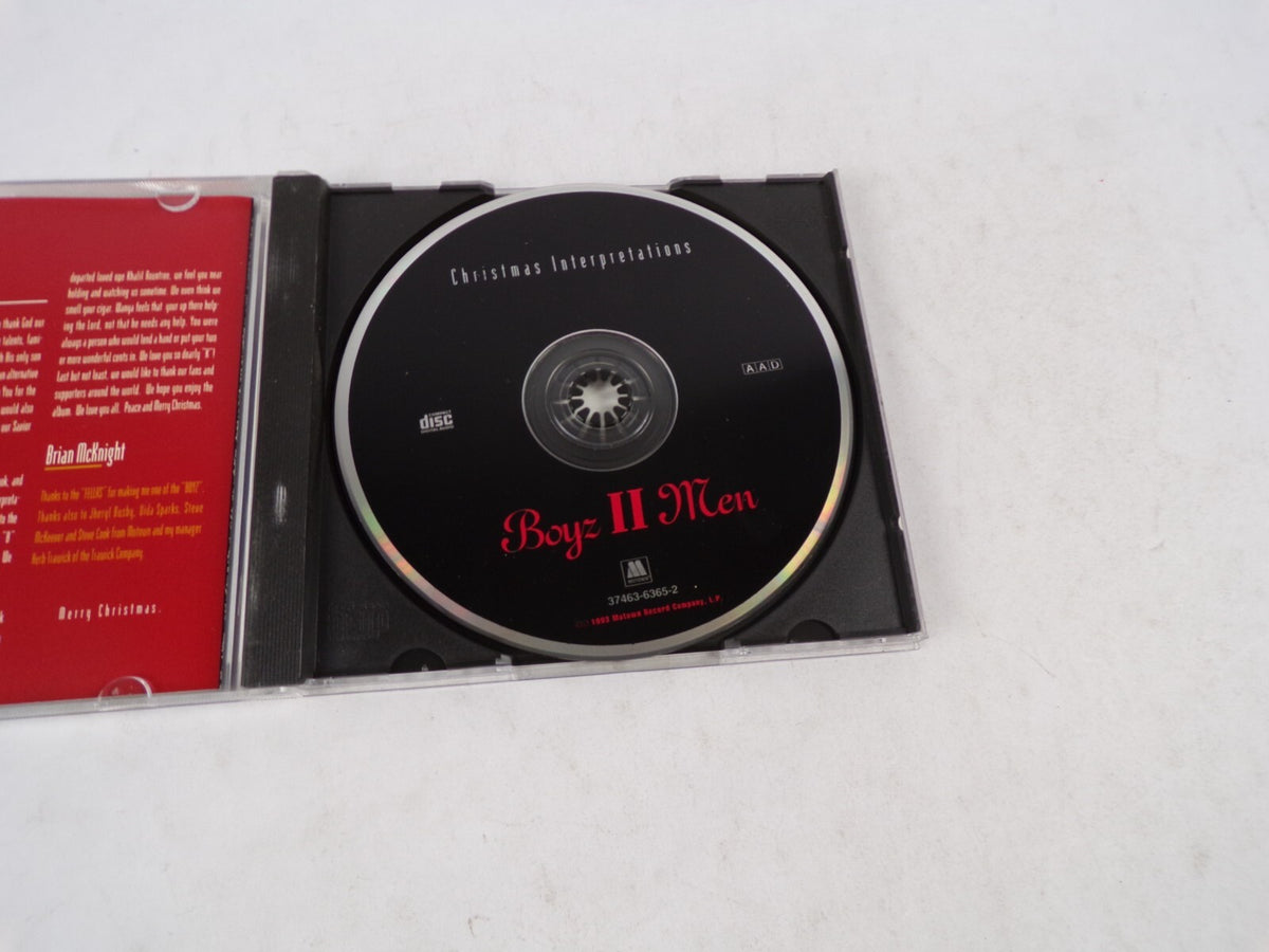 Christmas Interpretations Boys II Men Silent Digit Cintrol Let It Snow CD#34