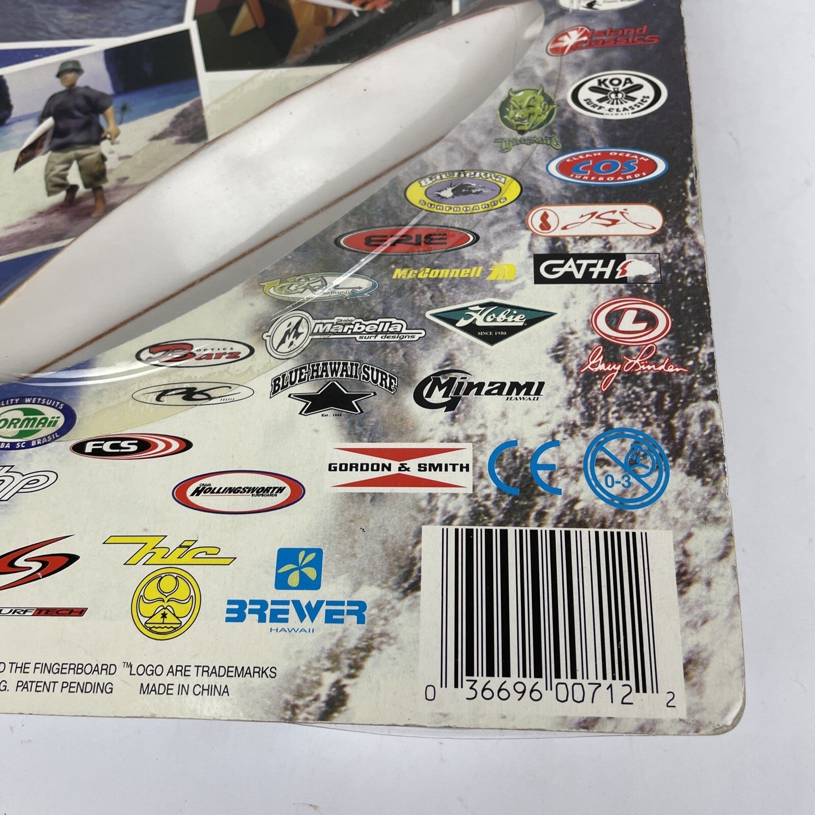 Rare Finger Board Extreme Fingerboy Fingergirl Surfboard Surfing CH Edition