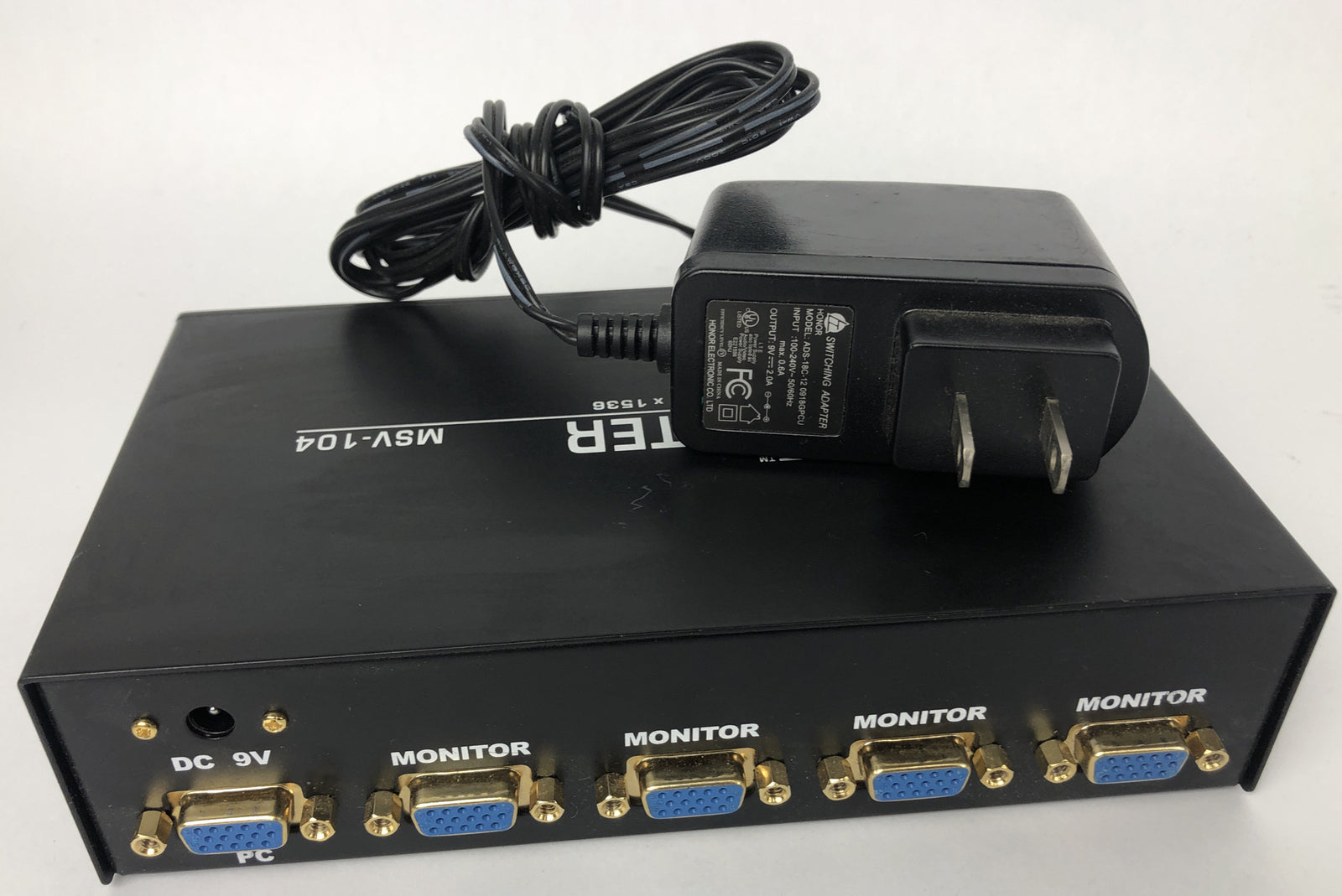 Monoprice Windows 98 VGA Video Splitter MSV-104 *VGC* Free Shipping