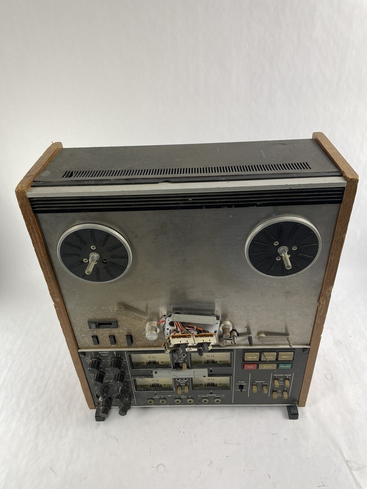 Power Tested Teac A-3340S 4-Channel Simul-Sync Reel to Reel Deck AS-IS