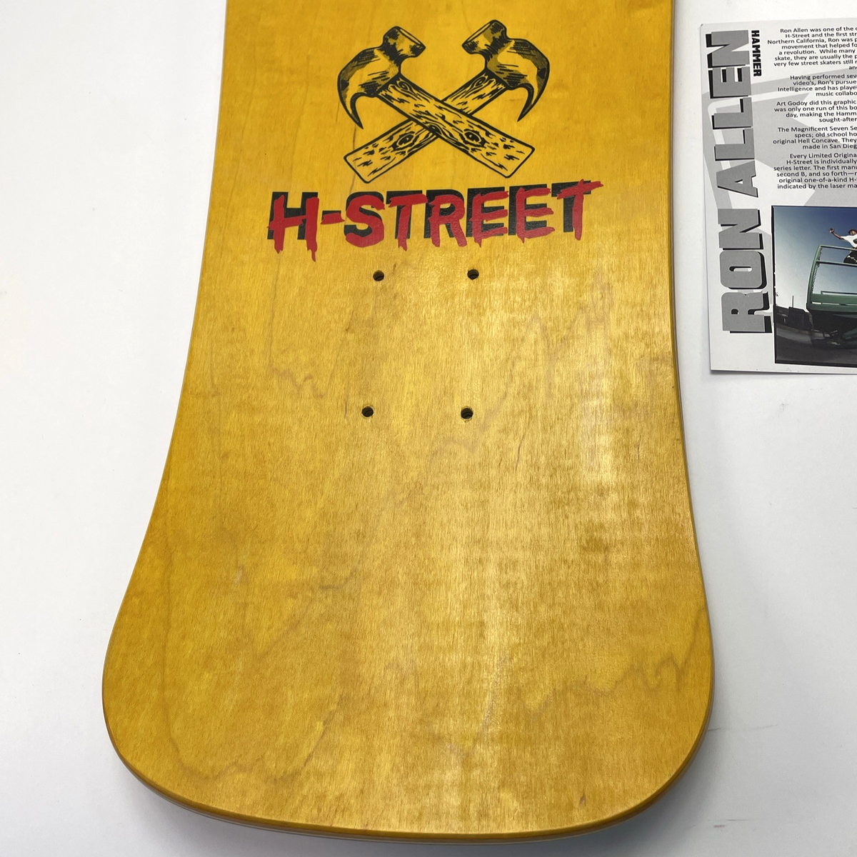 RON ALLEN "INSANE" RE-Issue Deck H-Street Skateboards Watson Laminates 17 / 166