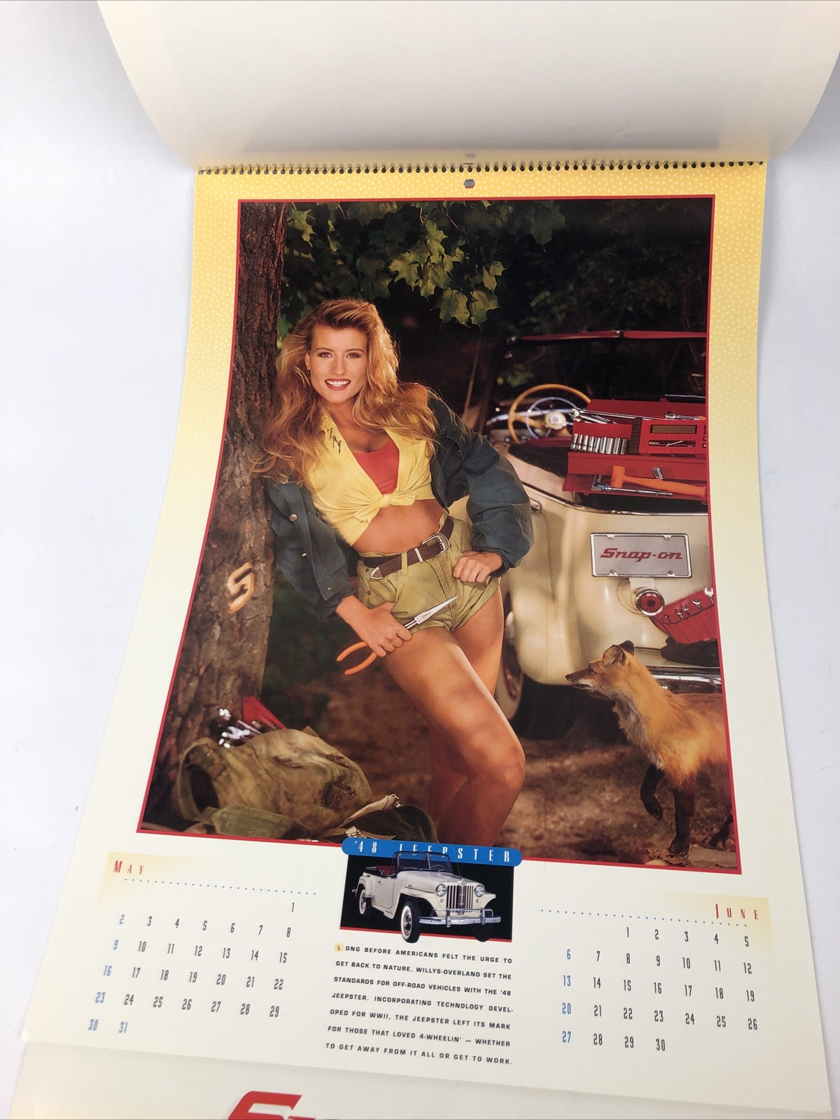 Rare Vintage 1993 SNAP-ON TOOLS Collectors Edition Pinup Girl Swimsuit Calendar