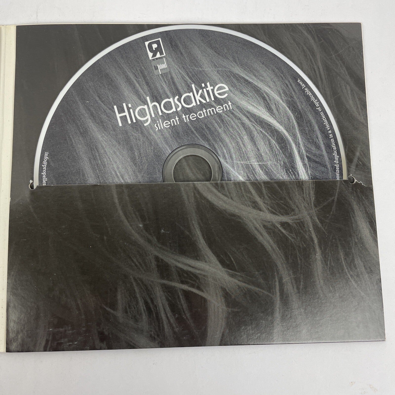 HIGHASAKITE - SILENT TREATMENT Digital Audio CD 2014 Propeller Recordings - HI
