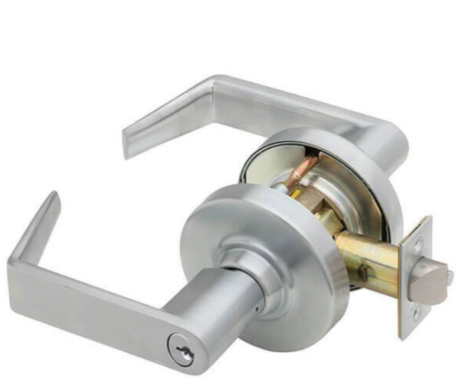 Tell Manufacturing LT2076 Series Privacy Lever Commercial LockSet - Chrome