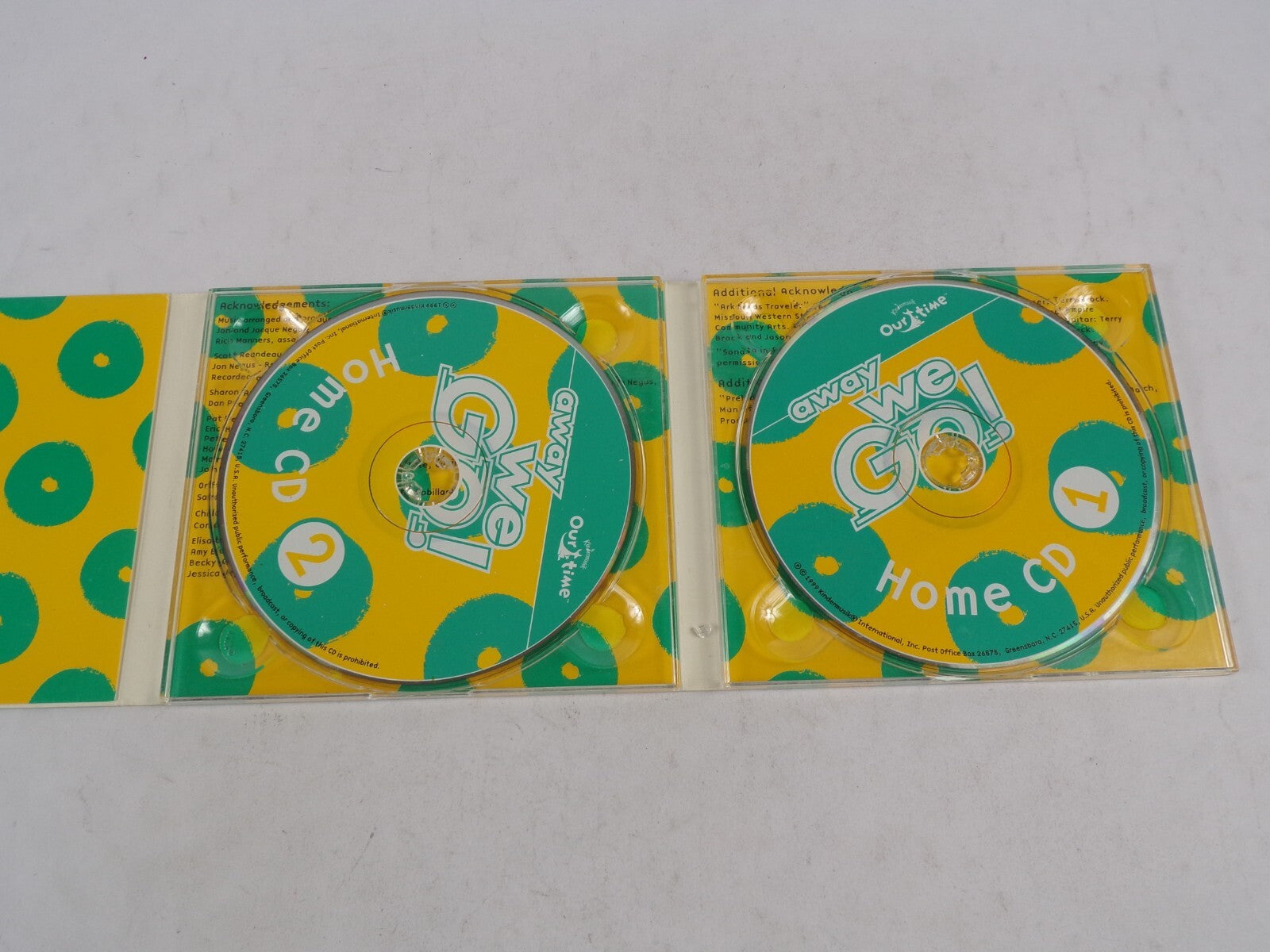 Away We Go! Our Time Let's Go Riding Together Going, Going, Going, Gone! CD#58