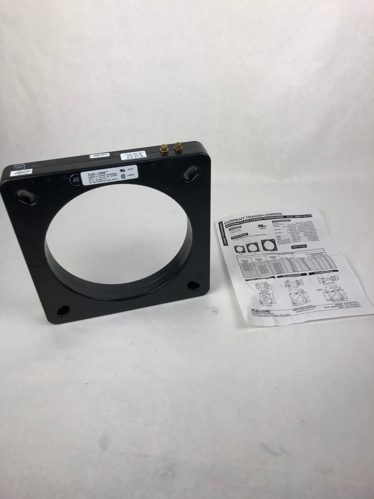 FLEX-CORE 125-162 Current Transformer 600V Solid Core 1600:5 Round, 6.31" 1 PC