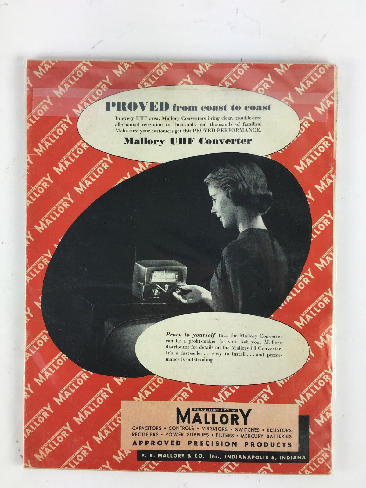 March 1954 Radio Television News Magazine Transistorized Applause Meter Tv Test