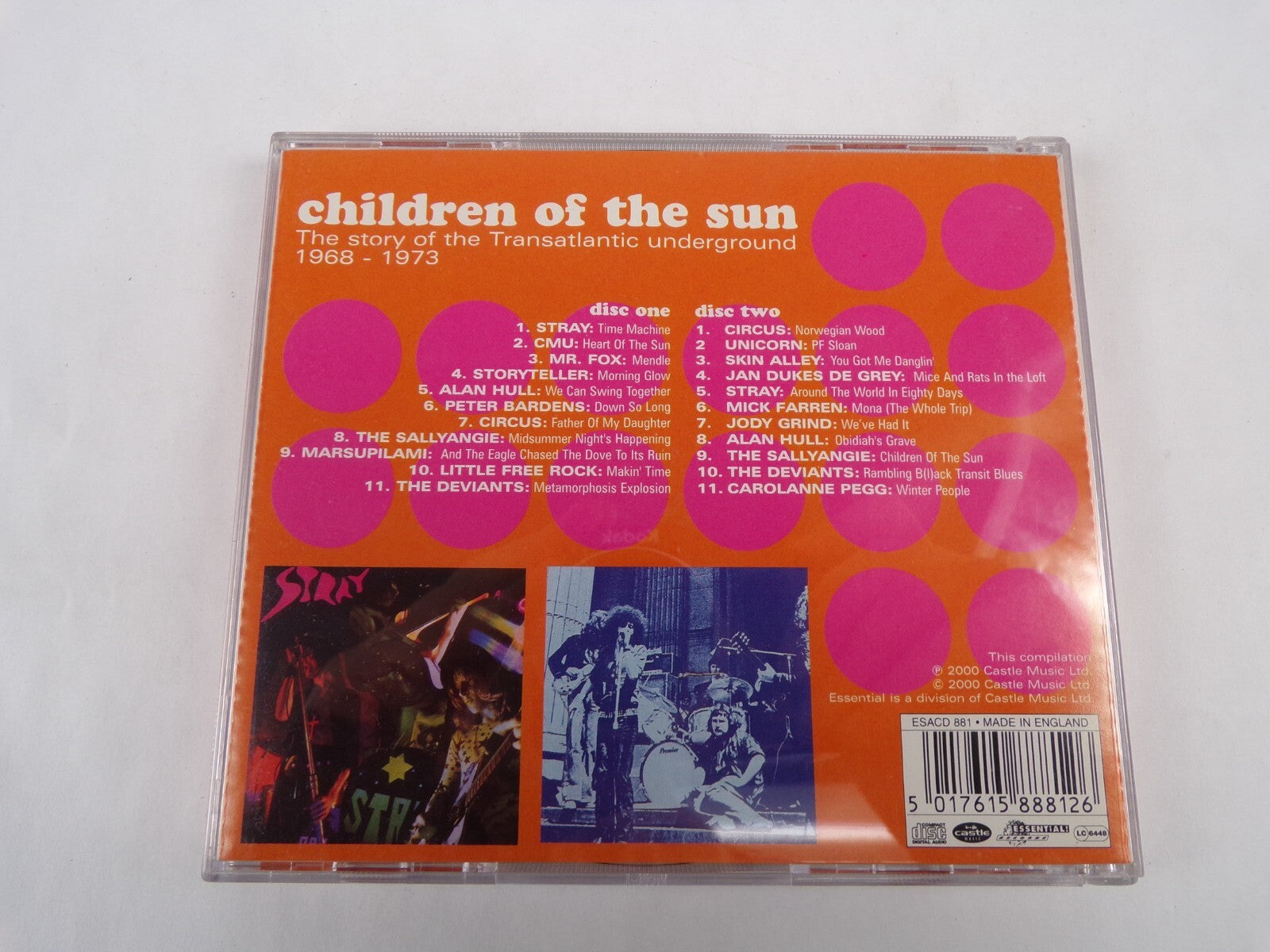Various Childern Of The Sun Stray Cmu Mr Fox Storyteller Alan Hull Peter CD#55