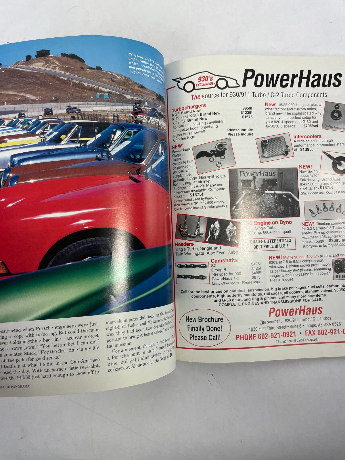 October 1993 Porsche Panorama Magazine The Source for 930/911 Turbo / C-2 Turbo