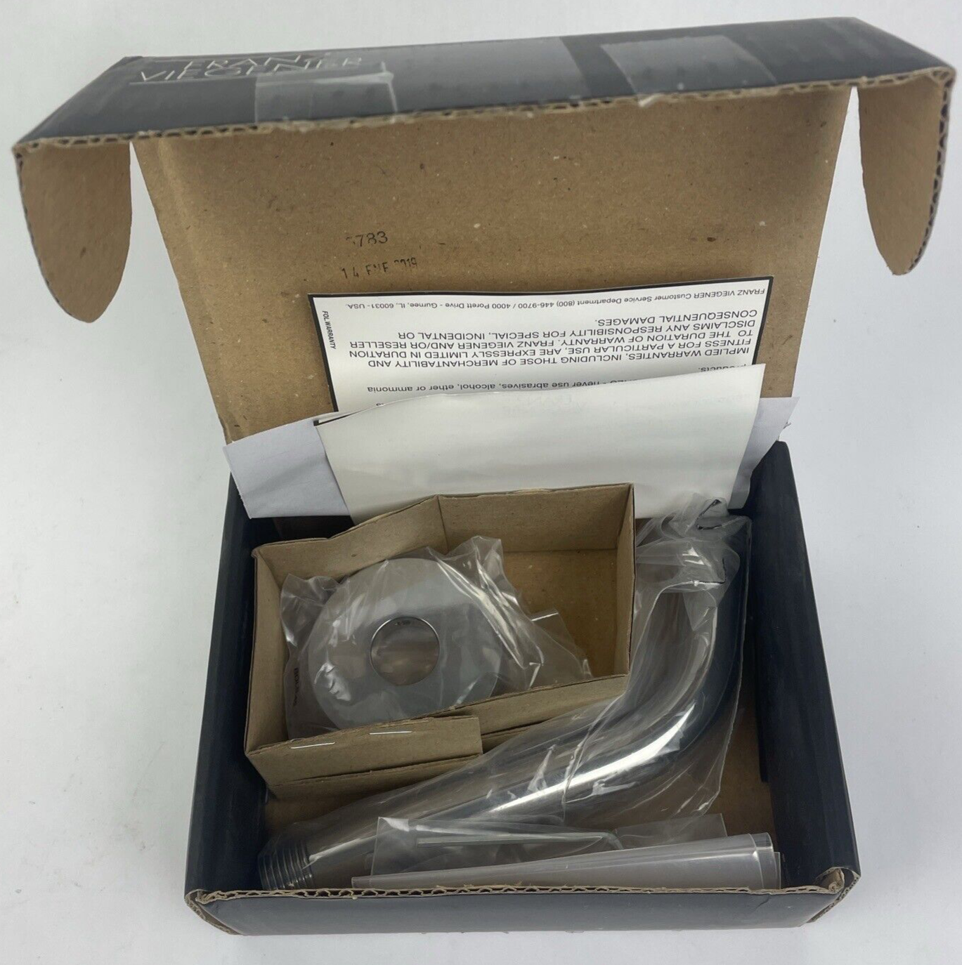 Franz Viegener libby plus Polished Chrome 6" Universal Shower Arm FV140/39 - NEW