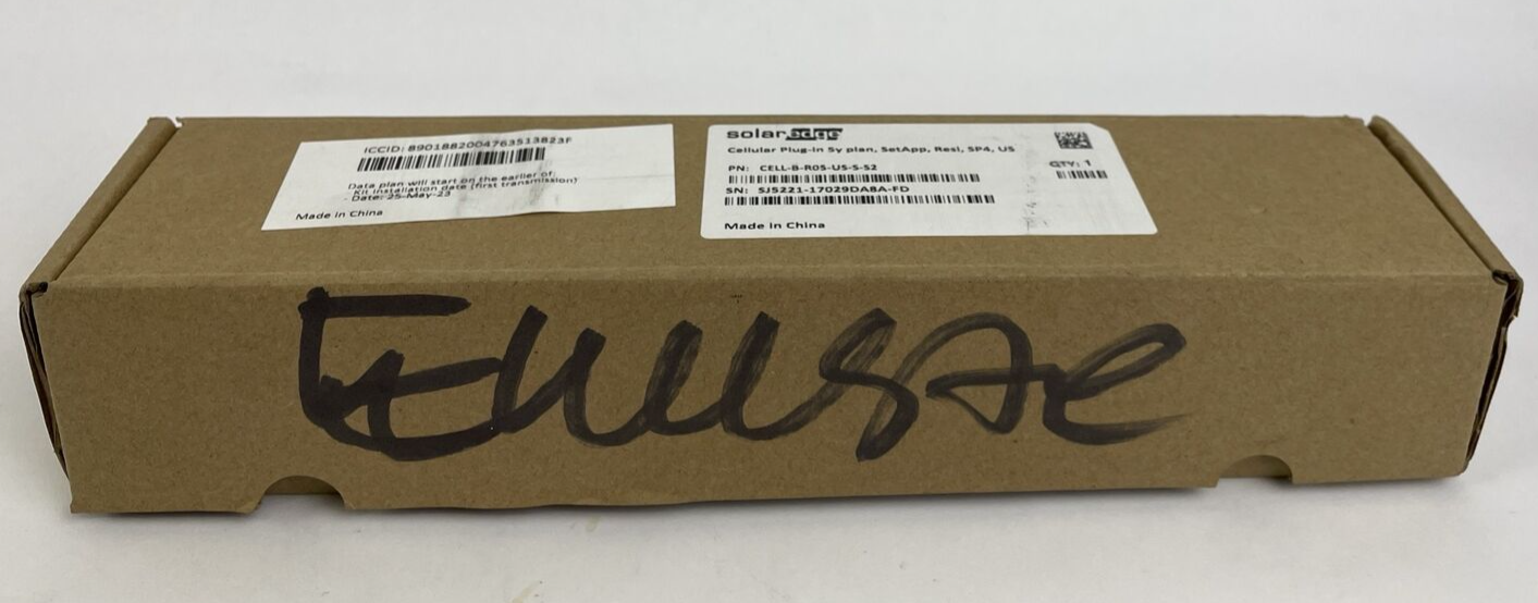 Solaredge CELL-B-R05-US-S-S2 Residential Cellular Plug - LOOK