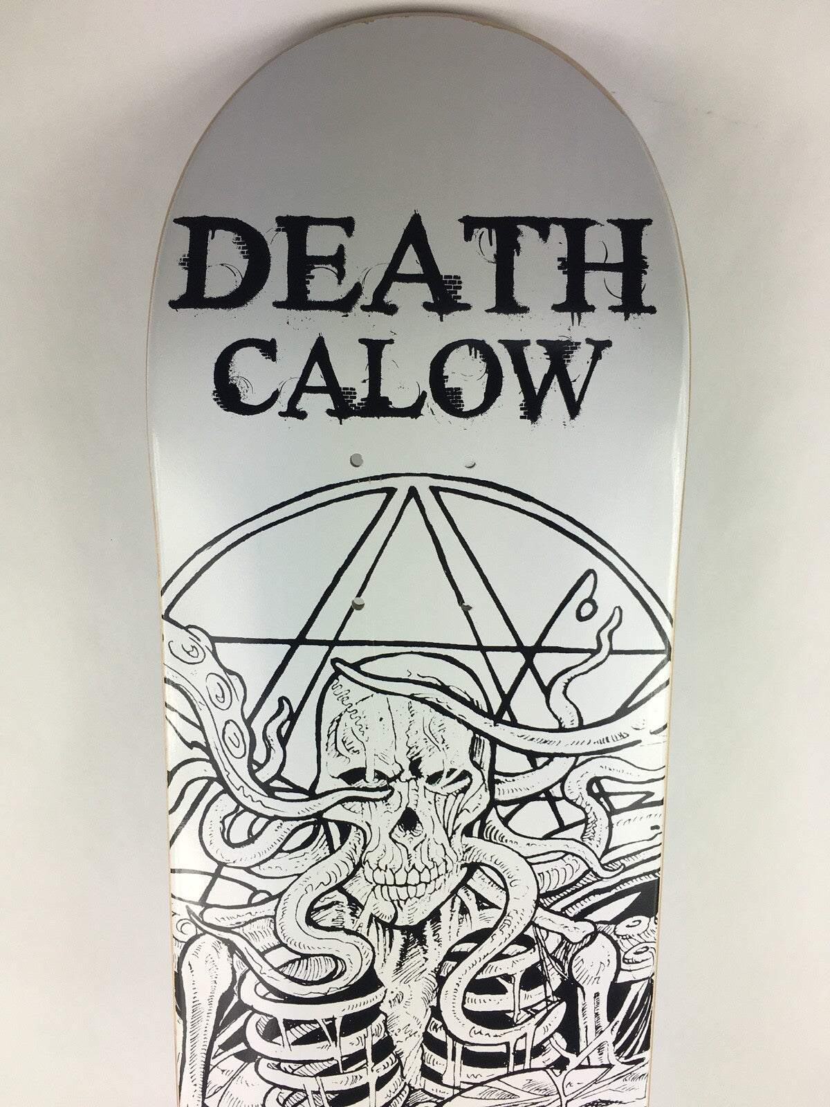 Calow Death Skull Pro deck - Death Skateboards 8 " with grip