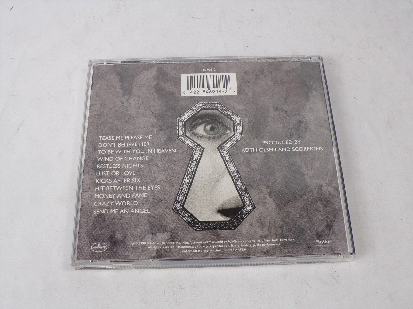 Scorpions Crazy World Tease Me Don't Believe Her To Be With You In Heaven CD#62