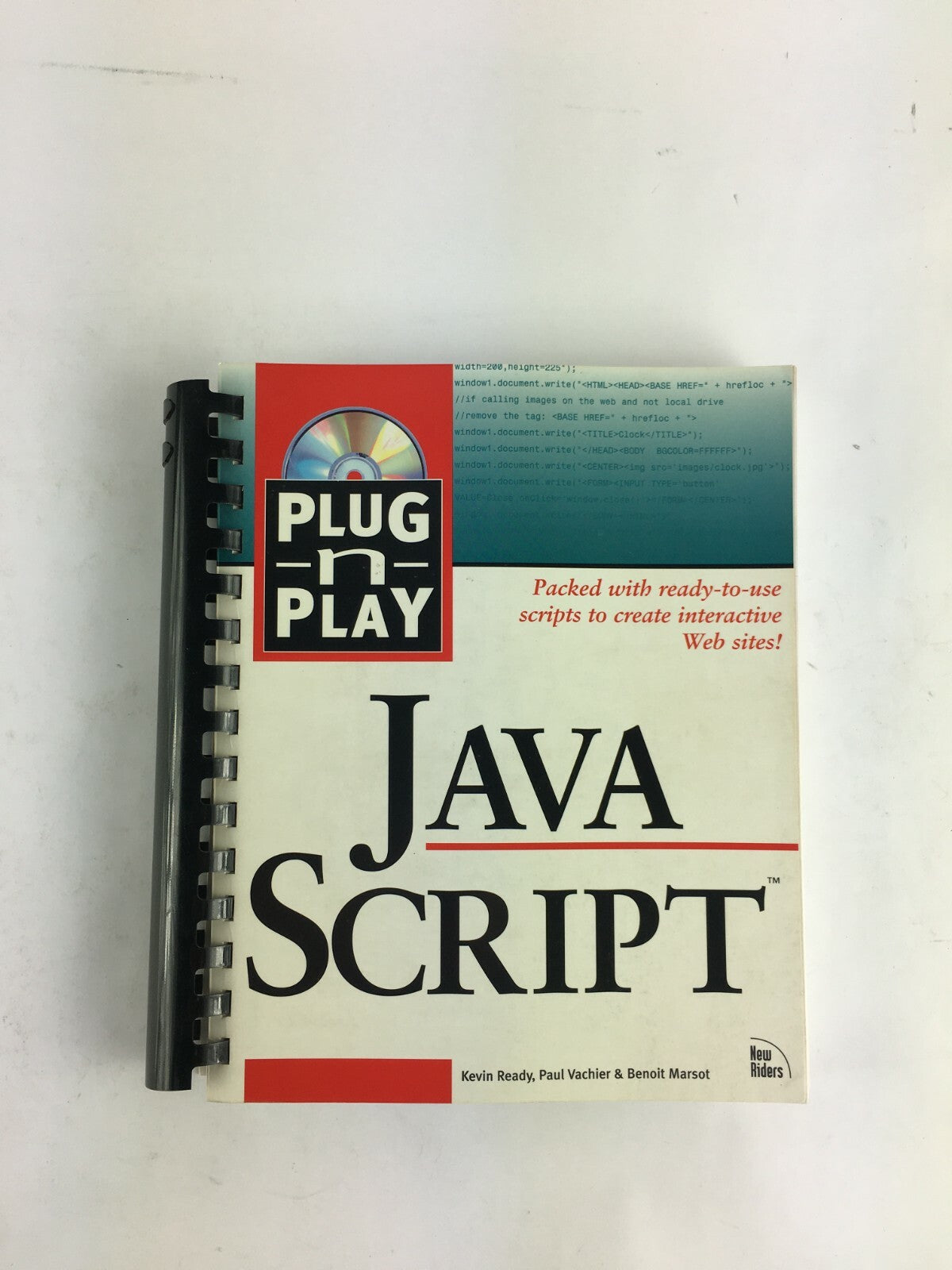 Plug n Play Java Script Kevin Ready Paul Vachier and Benoit Marsot