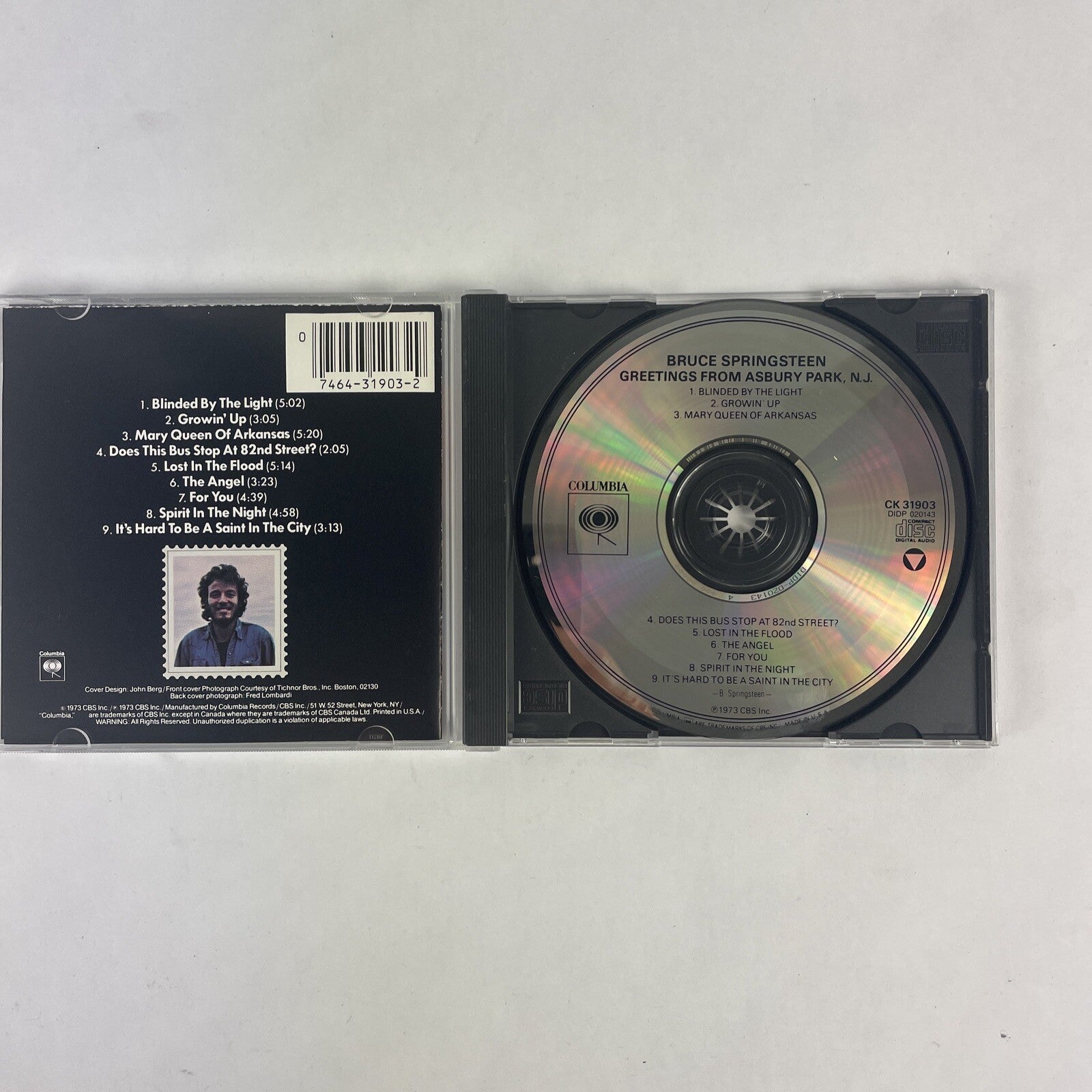 Bruce Springsteen - Greetings From Asbury Park N.J. UK Import #17
