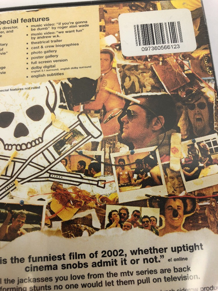 Jackass: (DVD, 2003, Special Collectors Edition) The Movie- Fast Free Shipping!