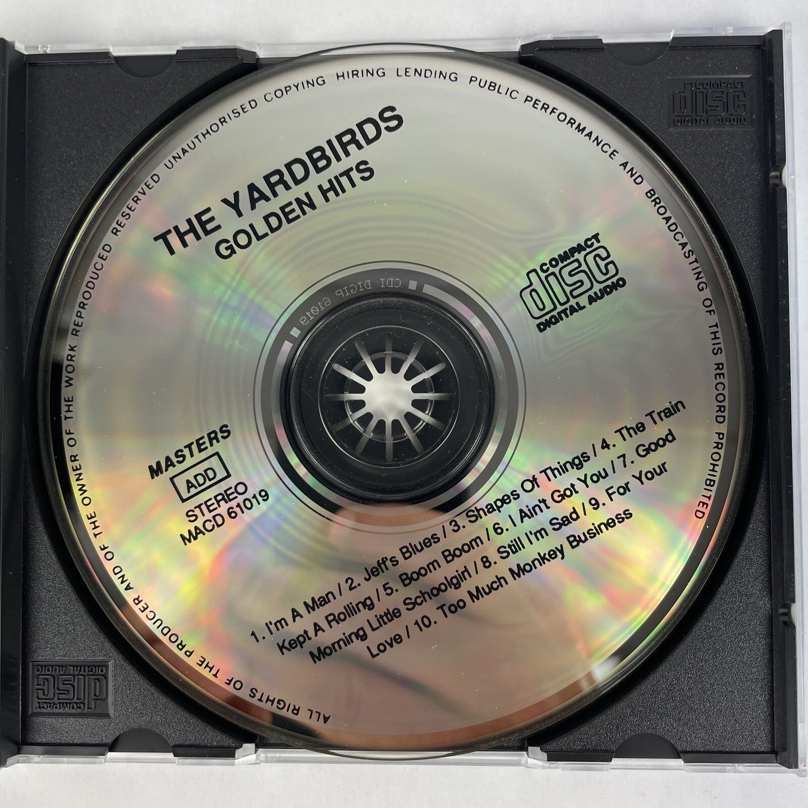 The Yardbirds - Golden Hits ( CD Masters Holland ) #34
