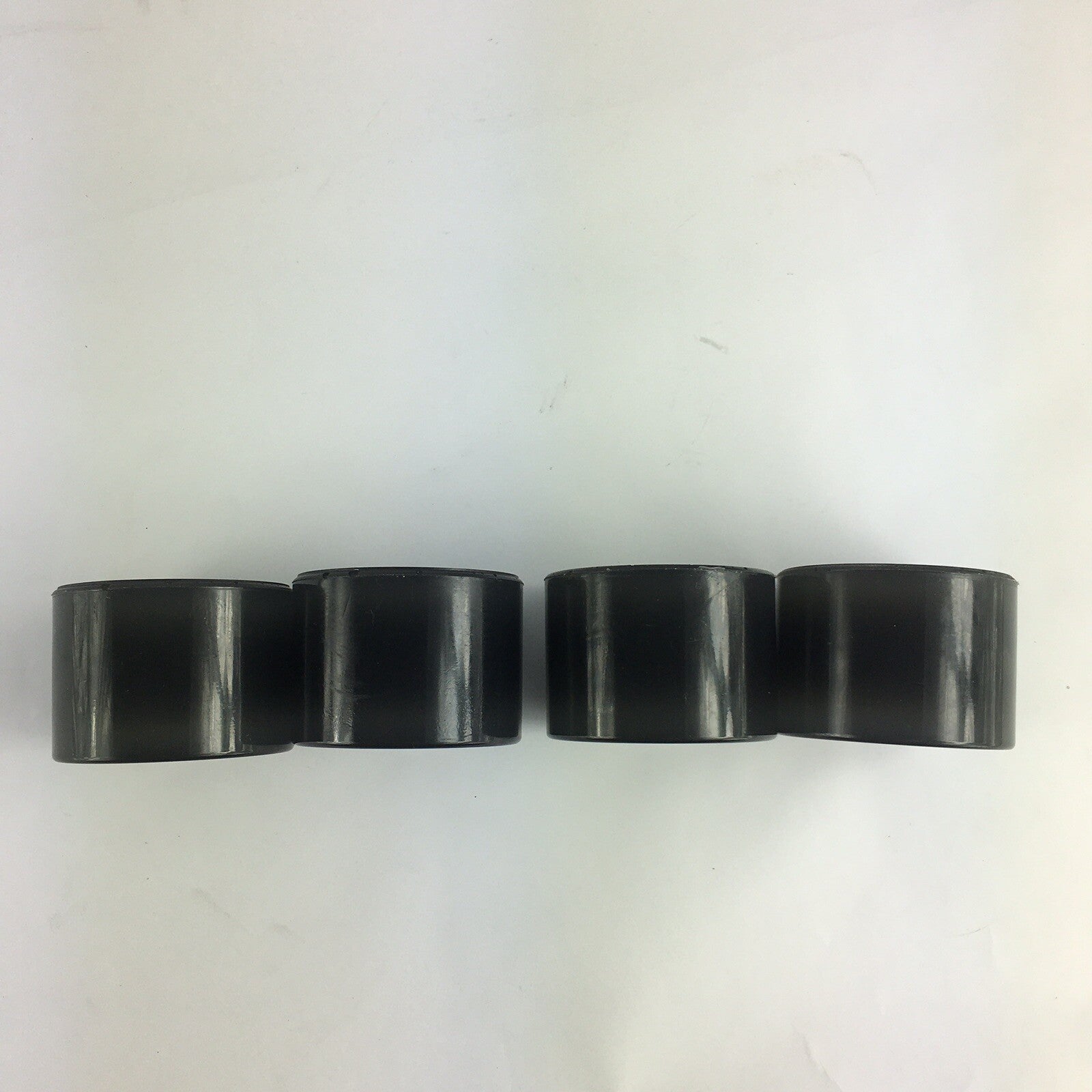 10 Sets 70mm x 50mm 78A Longboard Cruiser Wheels Smoke Black Clear USA Made