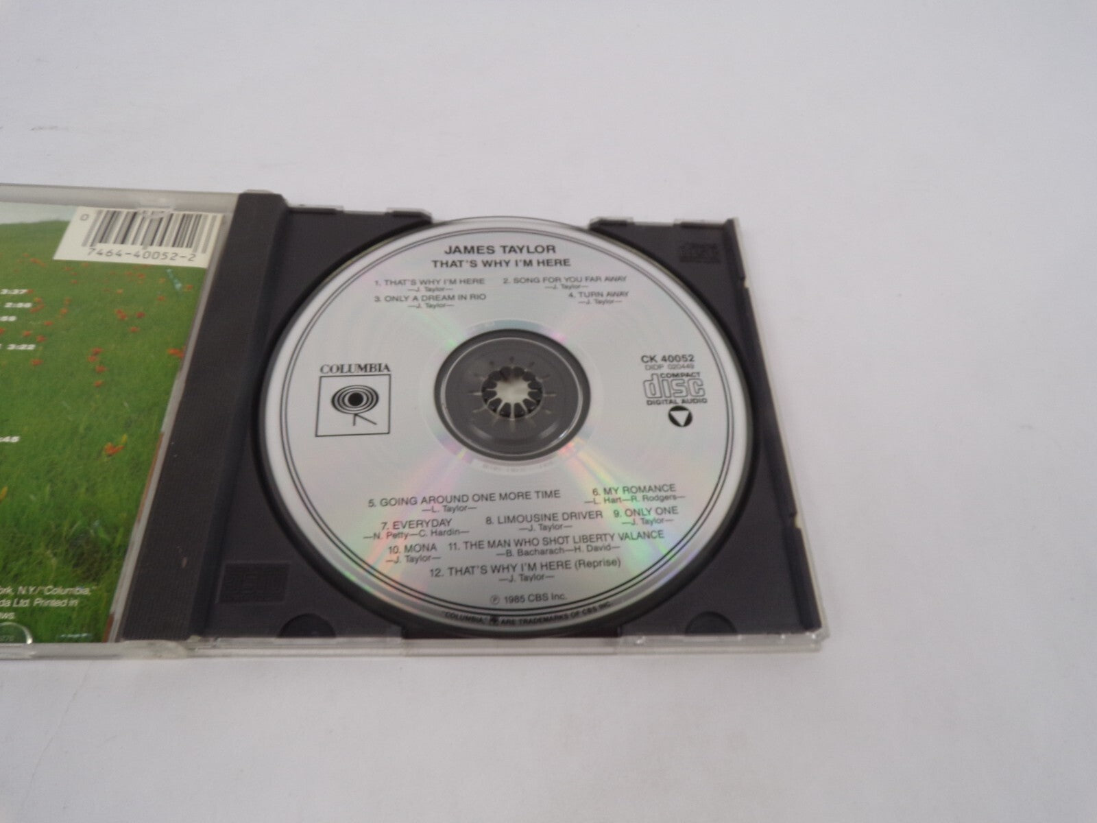 James Taylor That's Why I'm Here Song For You Far Away Only A Dream In Rio CD#69