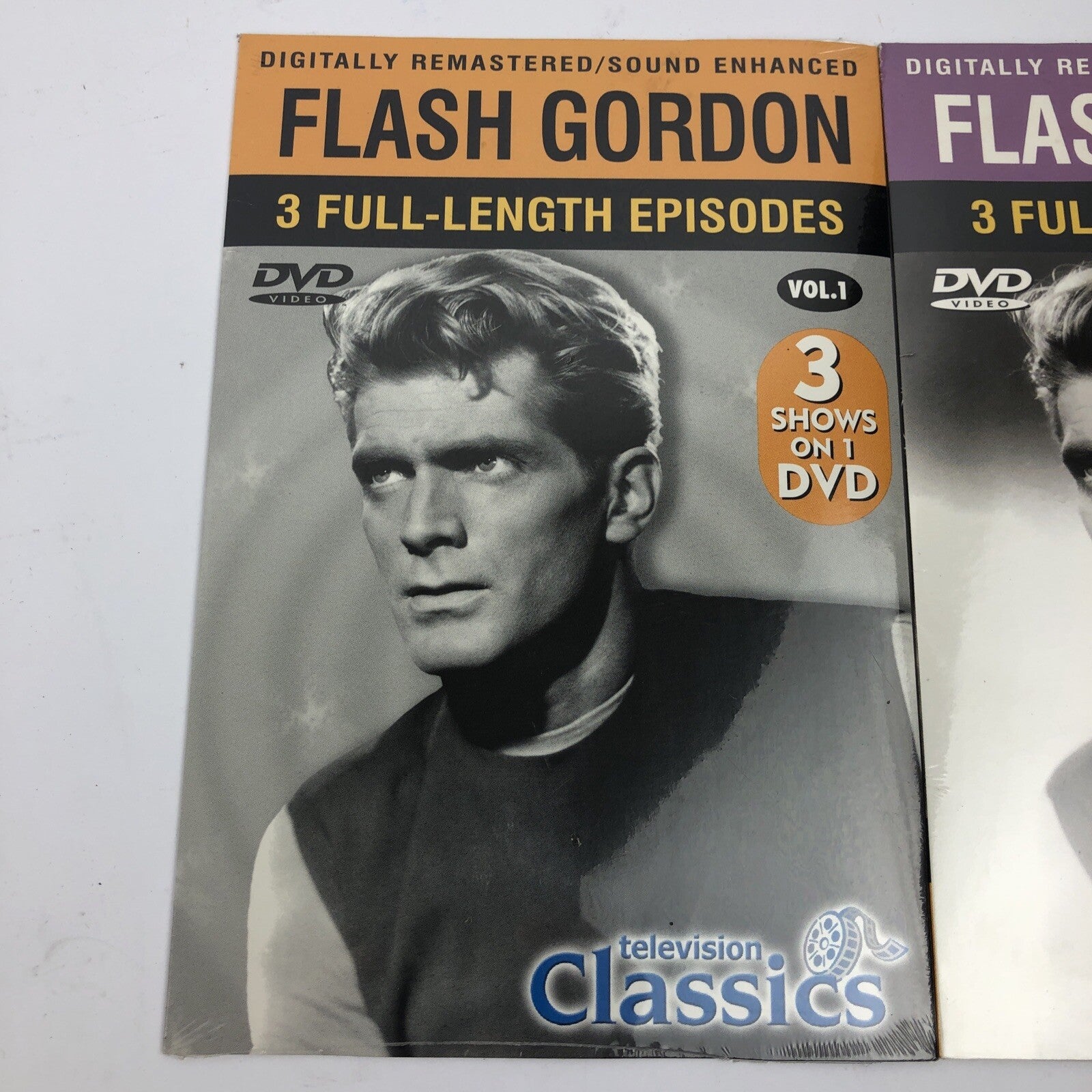 TV Classics Flash Gordon Vol. 1 & 2 Digitally Remastered 6 Episodes 2 DVD New