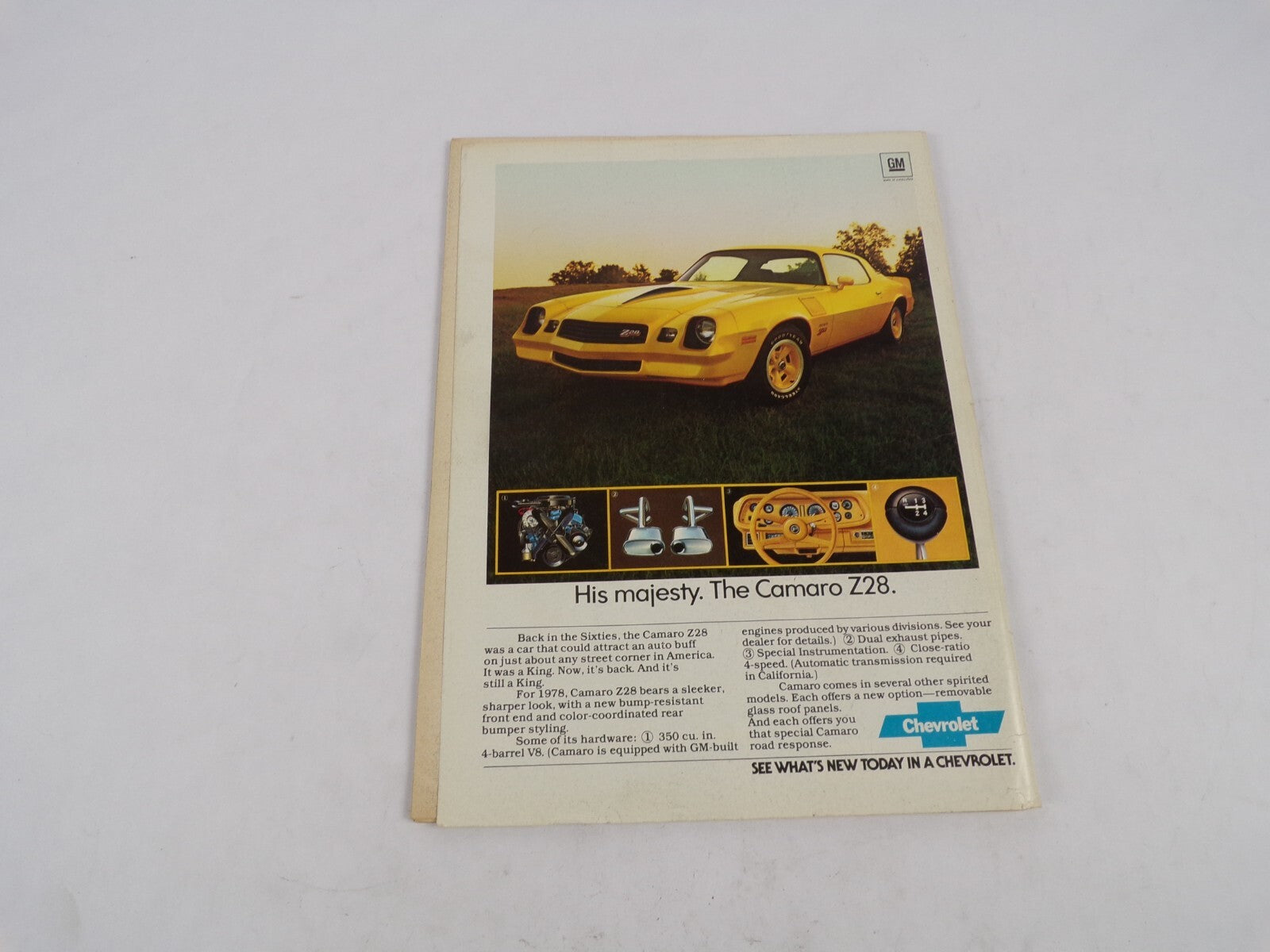 January 1978 Car Craft Chevy Camaro Win! Mid - Engine Chevy GT Dozens Of Shop