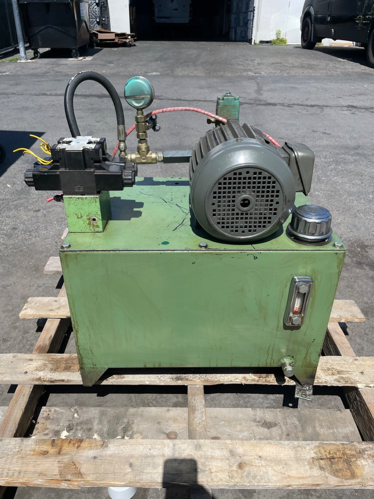 Shen Yu 2HP Hydraulic Power Unit 10 Gallon Tank 10.5 GPM 220/380V 3PH Vane Pump