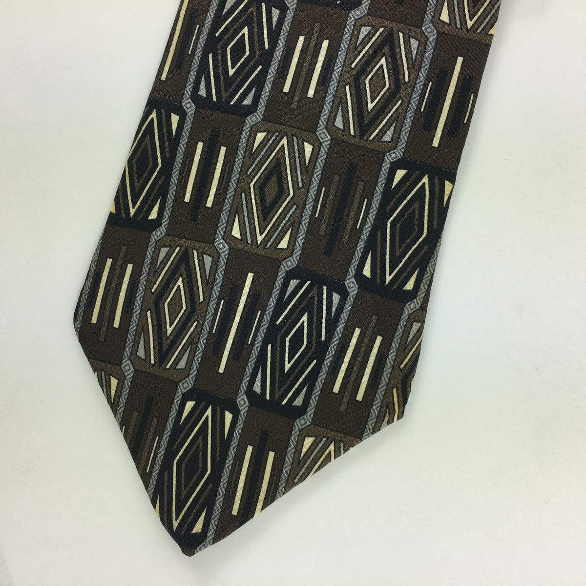 Genuine Via Mangoni 100% Silk Handmade Stylish Formal/Casual Tie Multi Coloured