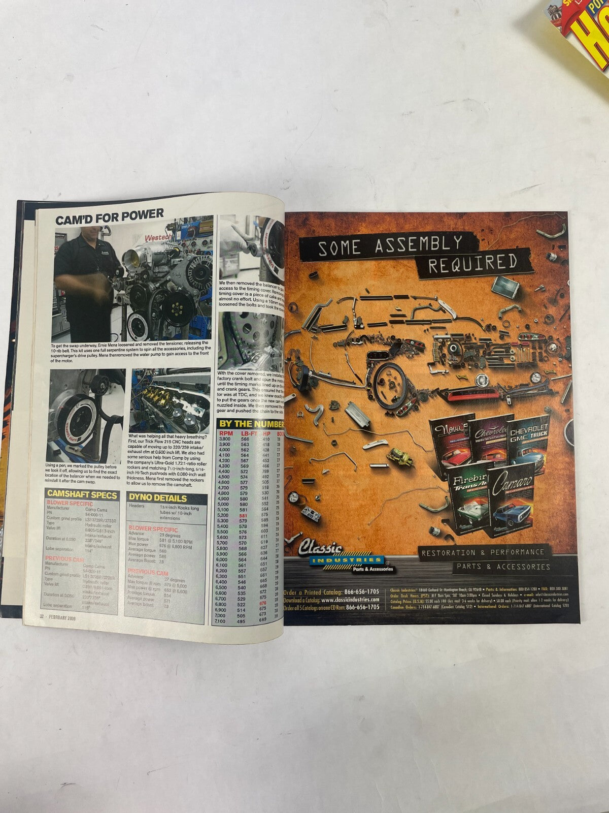 February 2009 Hot Rodding Magazine Chevy High Performance Cam It Up! Pros Tell