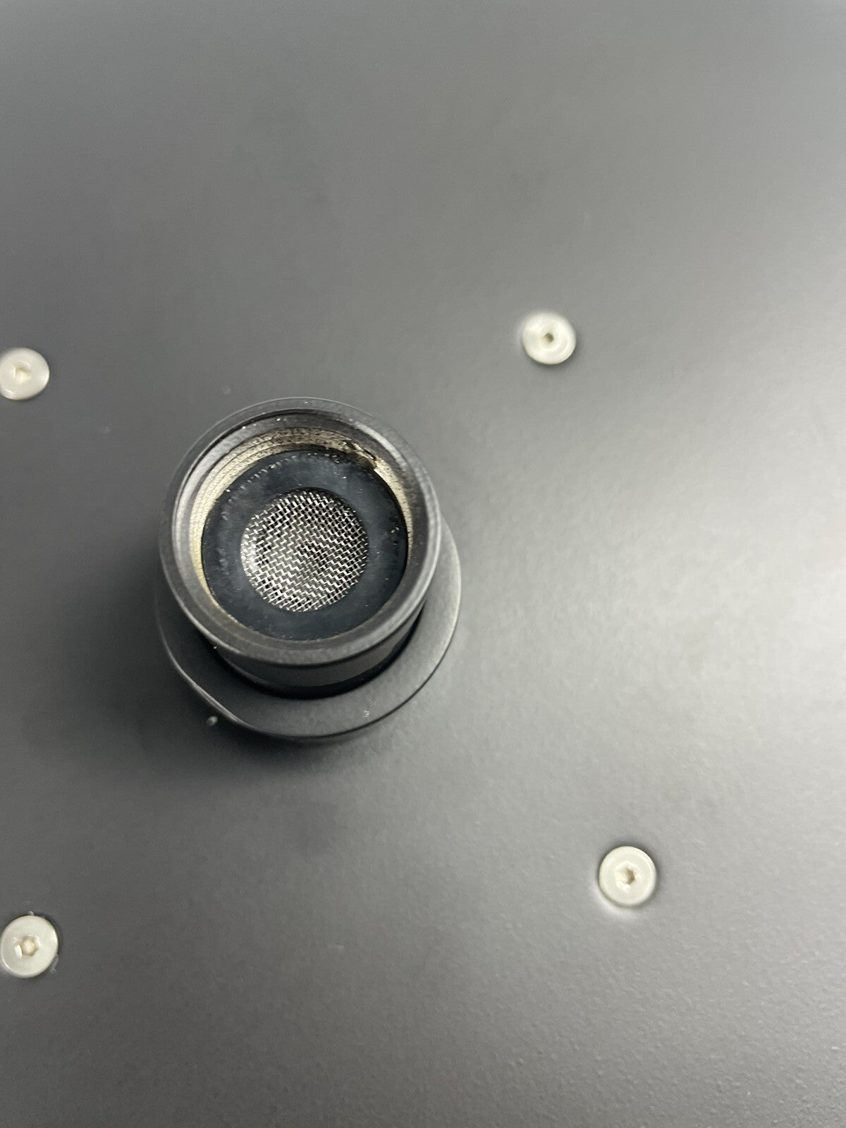 Baril TET-1210-01 Round 12" Anti-Limestone rain Shower Head Black Matte