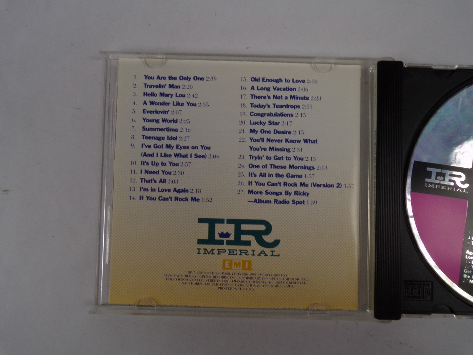 The Best of Rick Nelson Volume 2 CD#38