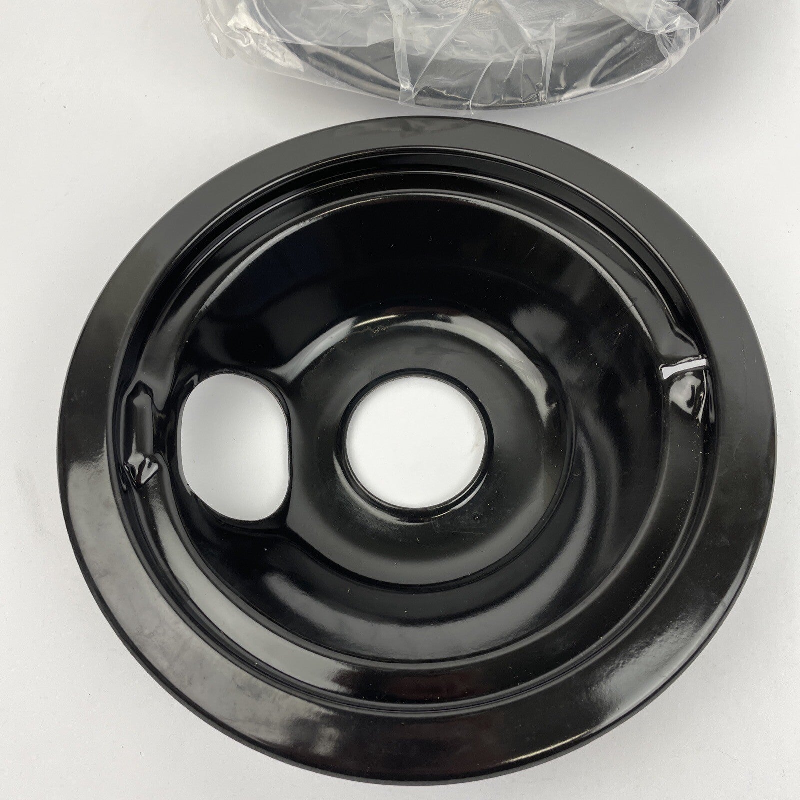2 x GE Kenmore WB31M20 GE Range Stove Drip Pan Burner Bowl Black 6 Inch PS244375