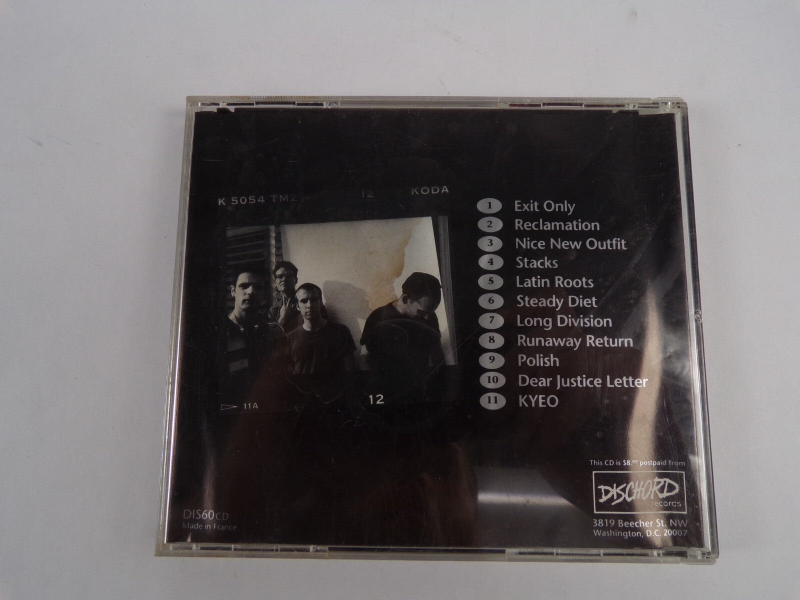 Fugazi Steady Diet Of Nothing Exit Only Stacks Polish Latin Roots CD#41