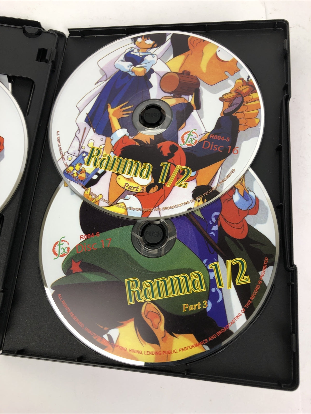 Ranma 1/2 Anime Series Part 3: Seasons 5+6 English Dubbed 6-Disc DVD EP: 89-136