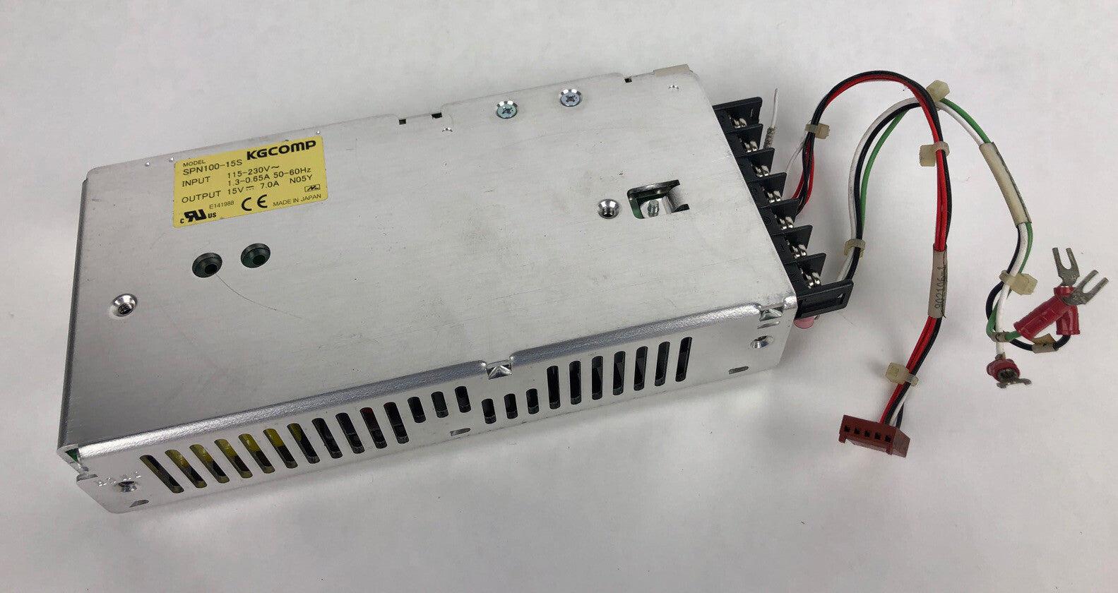 KGCOMP SPN100-15S Power Supply * Input 115-220V output 15V - 7.0A Japan - FSTSHP