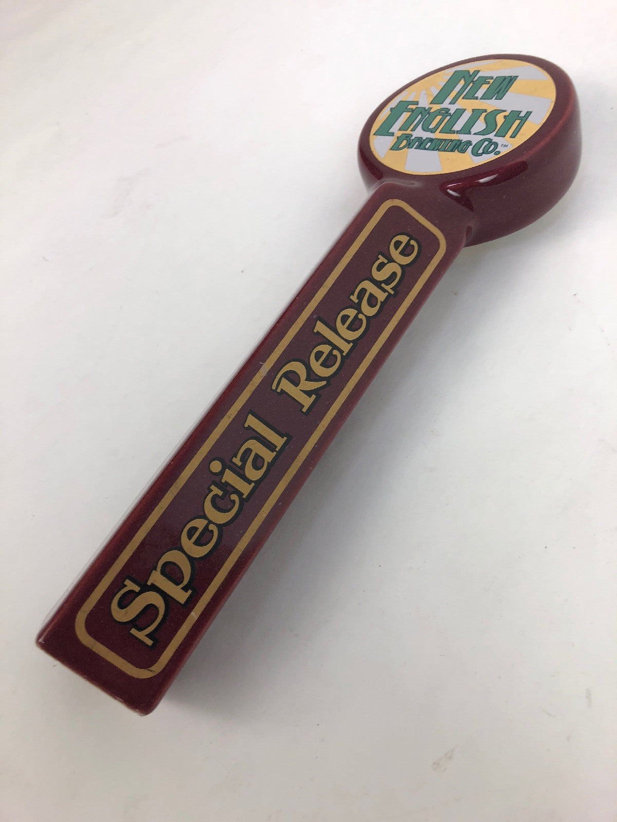 New English Brewing Brewery Special Release Beer Tap Handle California San Diego