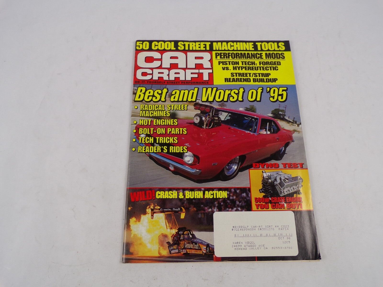 December 1995 Car Craft Best And Worst Of '95 Radical Street Machines Hot Engine
