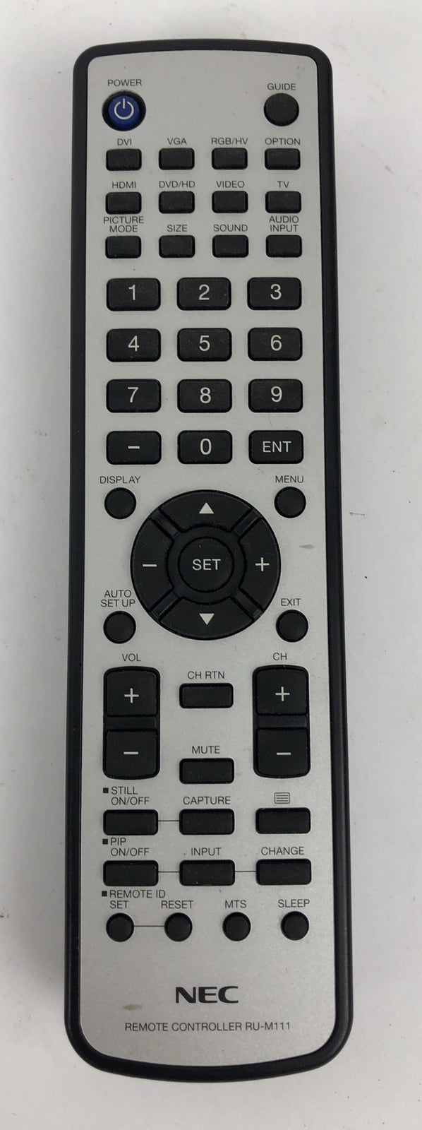 NEC RU-M111 Remote Control OEM - Genuine For LCD4020 LCD4620 LCD46202AV LCD46202
