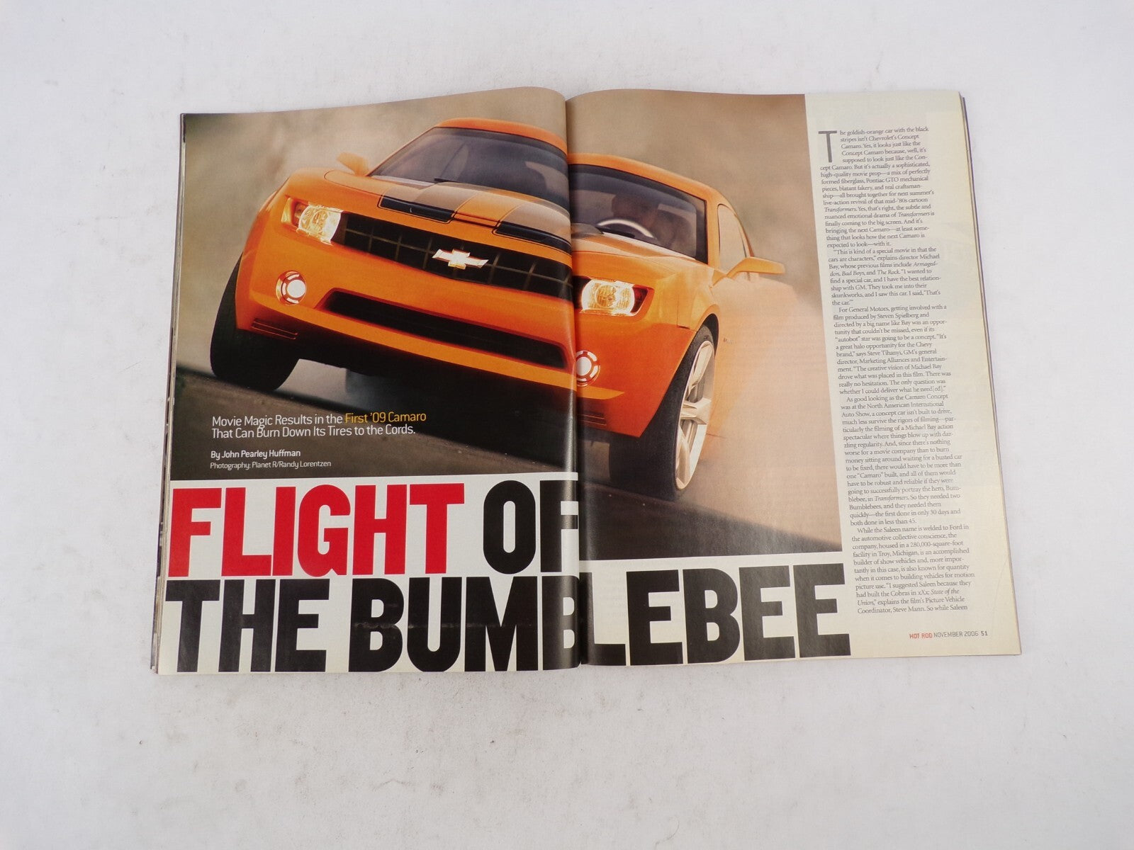 November 2006 Hot Rod Tell Chevy How To Build Thhe '09 Camaro Your Direct Line