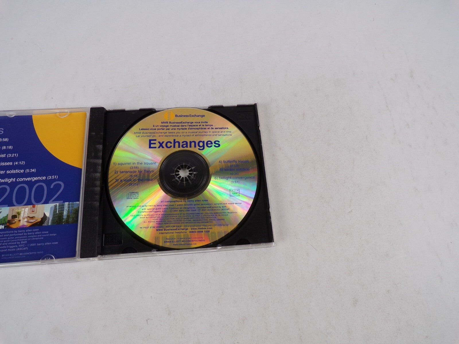 Exchanges Squirrel In The Square Serenade For Taryn A Walk In The Mist CD#34