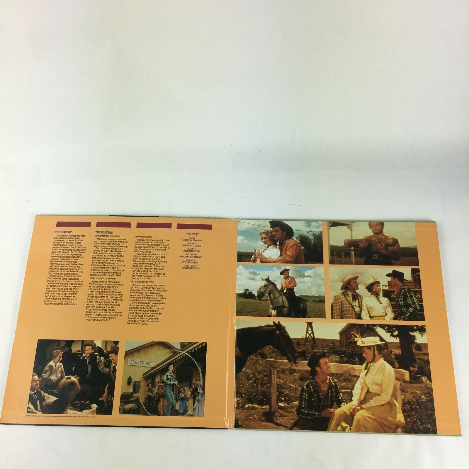 CBS FOX Video Laser Videodisc Rodger&Hammerstein's Oklahoma! Stero Extended Play