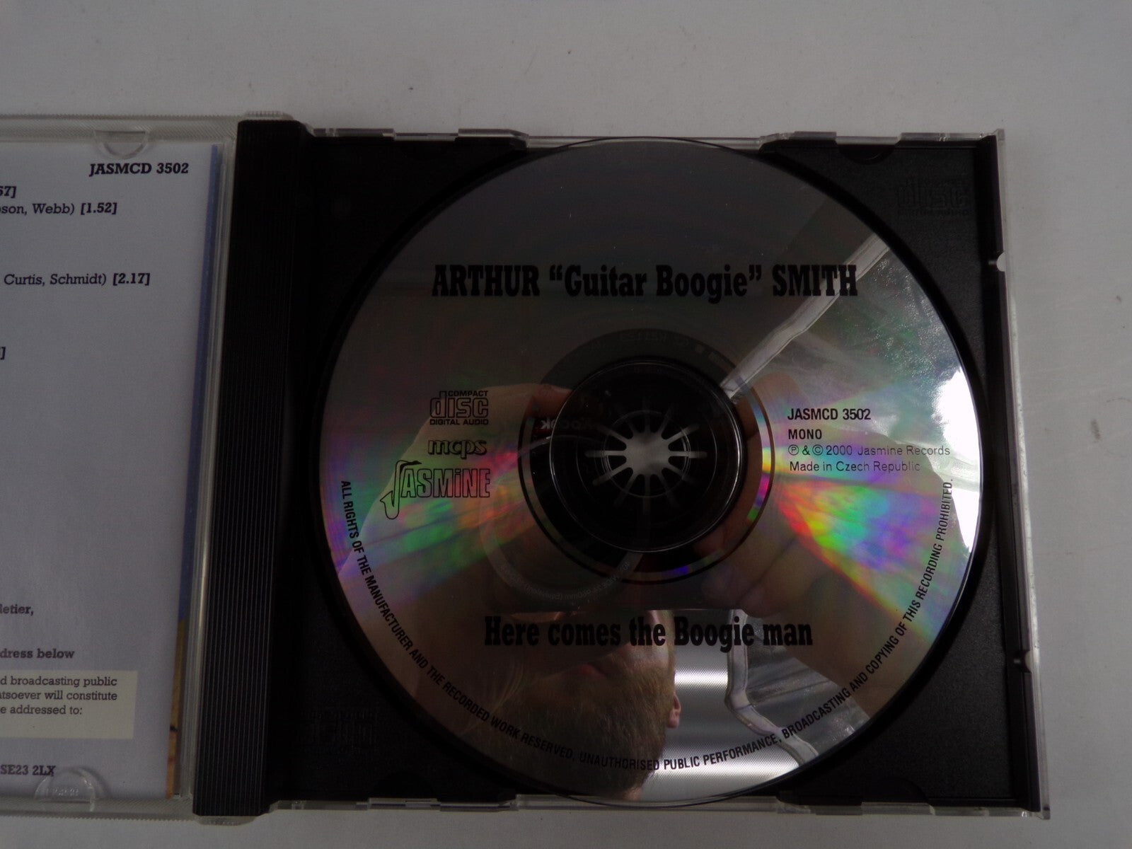 Arthur 'Guitar Boogie' Smith Here Comes The Boogie Man Stuff And Such CD#42