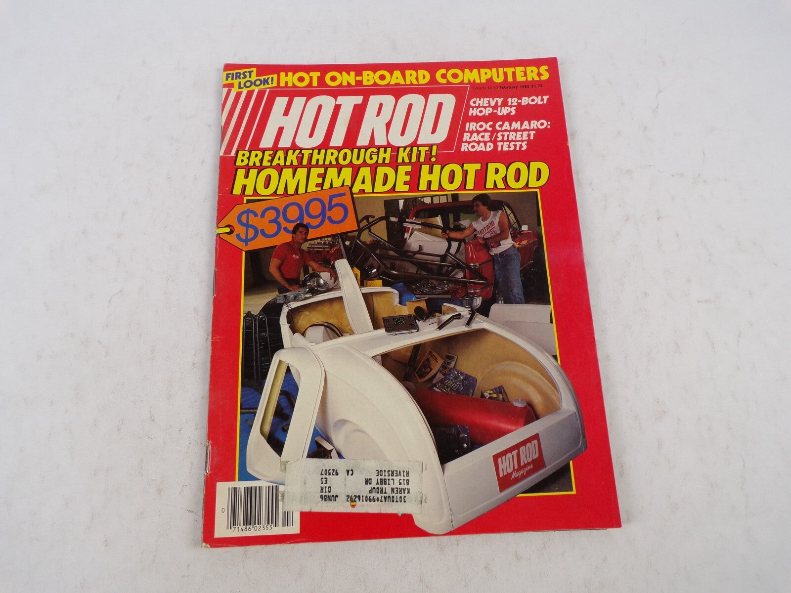 June 1986 Hot Rodding Magazine Breakthrough Kit! Hommeade Hot Rod Hot On-Board