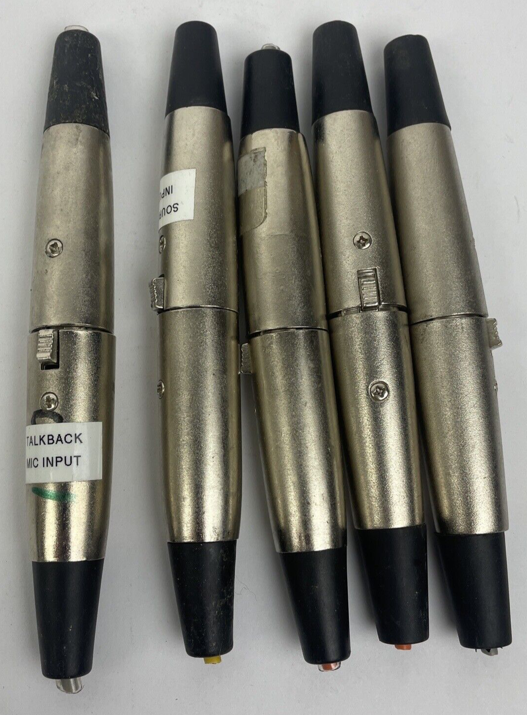 5 pairs 10pcs Xlr Connector 3 Pins Male Female Microphone Audio Cable Connect