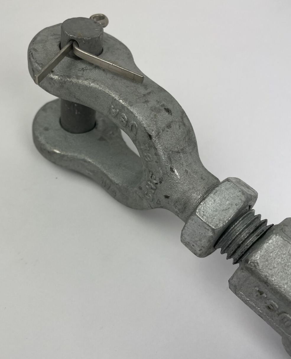Chicago Hardware USA Turnbuckle Jaw & Eye Galvanized 3/4" x 14" Body CHF 3/4"