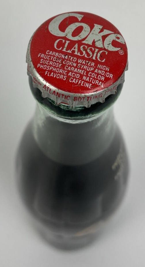 1 Vintage Full Coca Cola Classic 16 Oz Bottle - Washington PA. Cameron Bottling