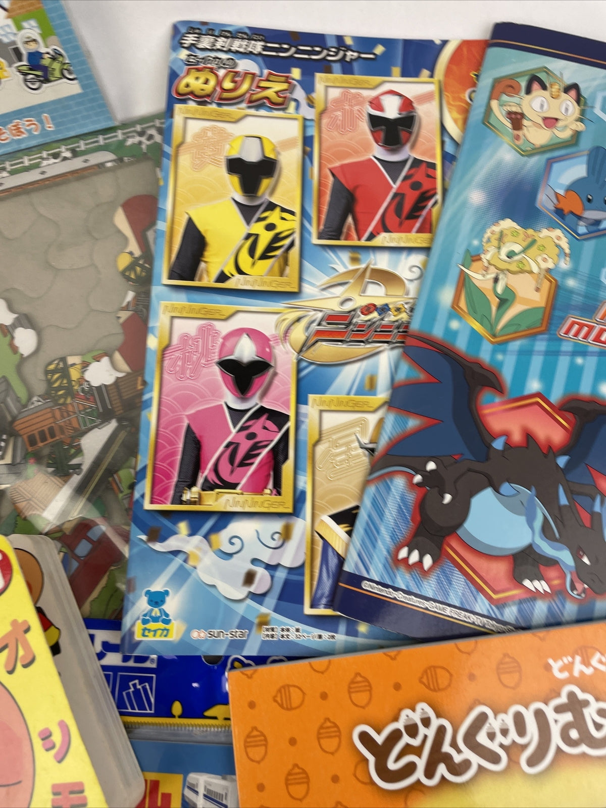 Japanese Children's Interactive Learning Books Puzzle Cards + Way More LOOK