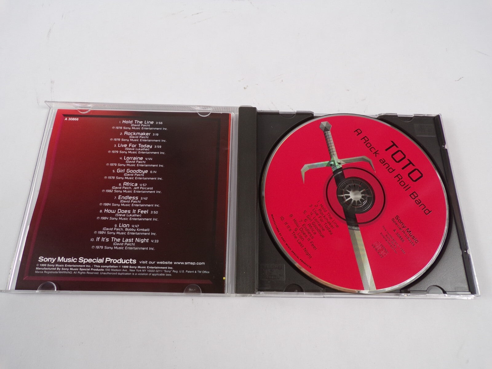 Toto A Rock and Roll Band Hold The LIne Rockmaker Lorraine Lion CD#47