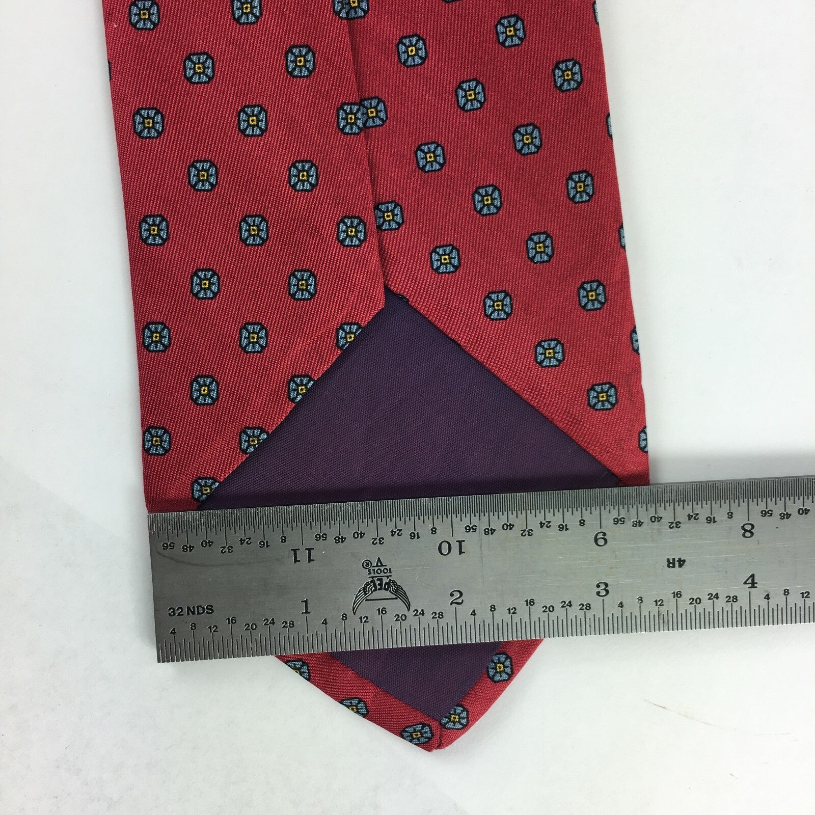 Genuine John Barton 100% Silk Handmade Stylish Formal/Casual Tie Multi Coloured