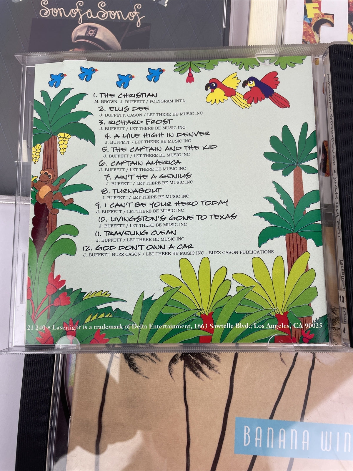 Jimmy Buffett CD Lot of 5: A SAILOR FRUIT CAKES Banana Wind American Storyteller